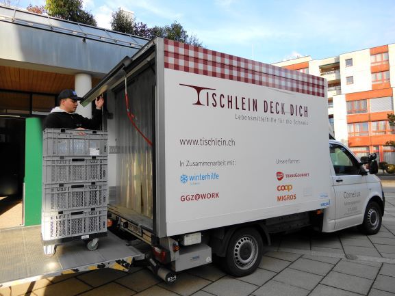 Tischlein Lieferauto